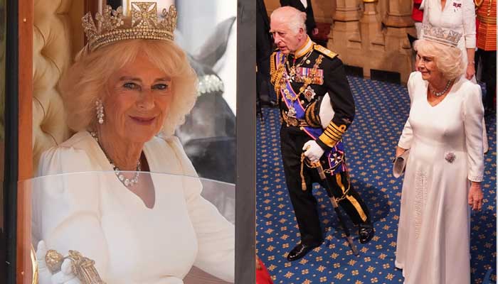 Queen Camilla shines in Diamond Diadem at State Opening of Parliament