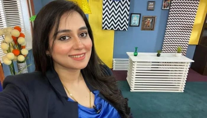 TV anchor Ayesha Jehanzeb. — Instagram/ayeshajehanzebofficial/file