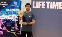 Pakistan's Asim Khan e,merges victorious in Jones Creek Open Squash Championship 
