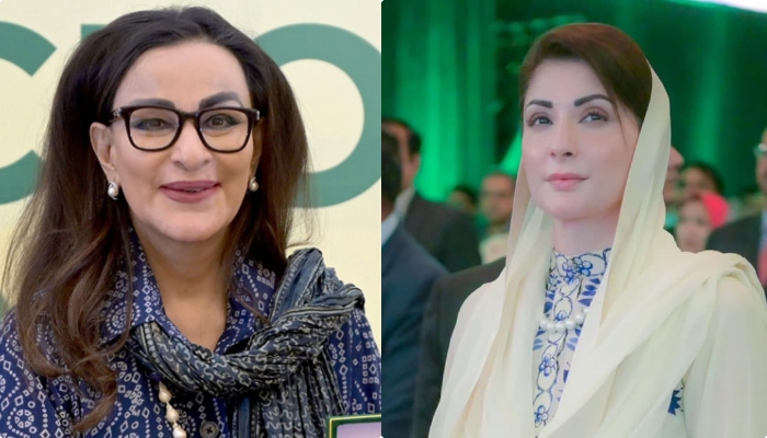 PML-N leader Maryam Nawaz (right) and Sherry Rehman. —Facebook/ @TheMaryamNSharif/ APP/ File