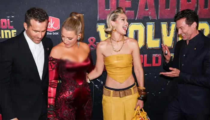 Gigi Hadid shines at Deadpool & Wolverine premiere.