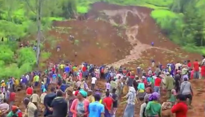 The aftermath of a landslide in Gofa zone in Southern Ethiopia regional state, July 23, 2024. — Reuters