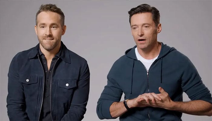 Hugh Jackman and Ryan Reynolds shine in dapper monologue.