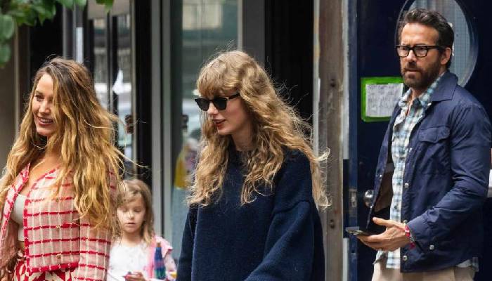 Taylor Swift also revealed that she’s godmother to Blake Lively and Ryan Reynolds’ kids