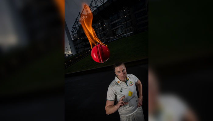 Australia vice-captain Tahlia McGrath poses with a ball. — Cricket Australia/File