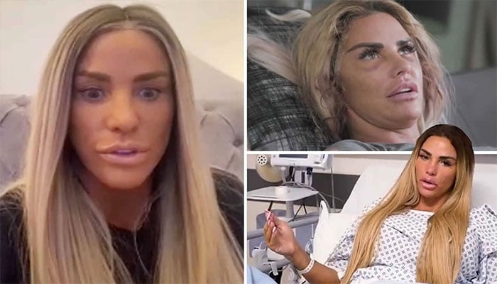 Katie Price prepares for sixth facelift with film crew in Tow.