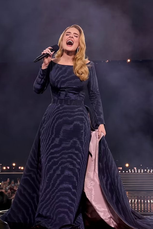 Adele forced to remove soaked dress mid-concert in Munich