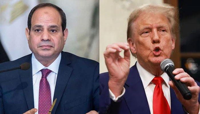 Egyptian President Abdel Fatah al-Sisi (left) and former vice president Donald Trump. — AFP/File