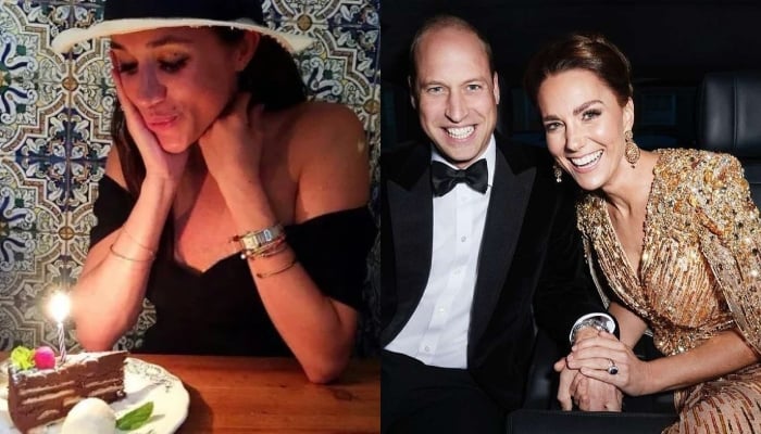 Kate and William took to social media to extend birthday greetings to Meghan