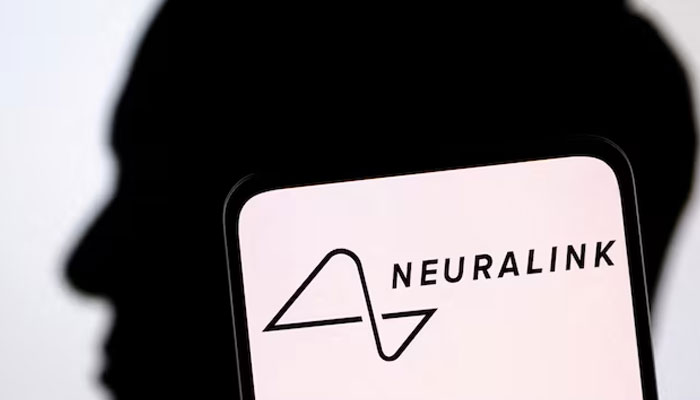 Neuralink logo and Elon Musk silhouette are seen in this illustration taken, December 19, 2022. — Reuters