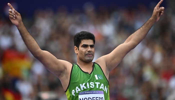 Pakistans star javelin thrower Arshad Nadeem. — Reuters