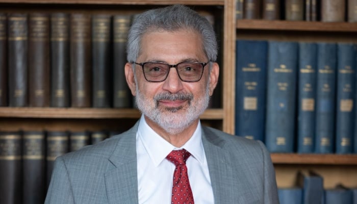 Chief Justice of Pakistan Qazi Faez Isa poses for a picture at the Oxford Union in England on July 5, 2022. —Facebook/ @ theoxfordunion