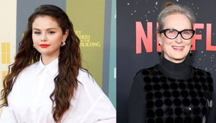 Selena Gomez admires Meryl Streep in Only Murders in the Building set