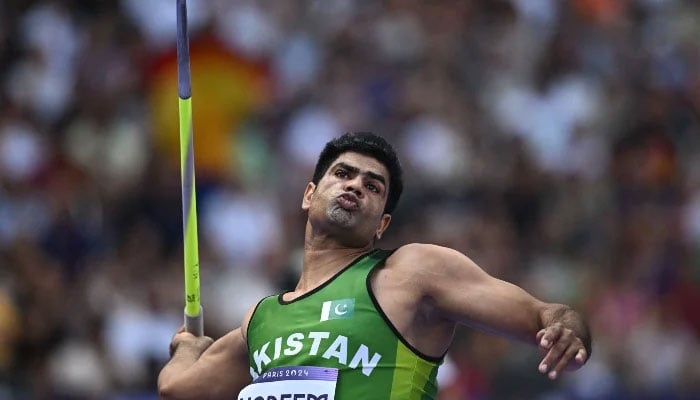 Pakistans star javelin thrower Arshad Nadeem. — Reuters