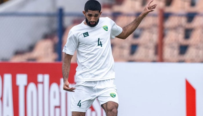 An undated image of Pakistani footballer Abdullah Iqbal. — Reporter/File