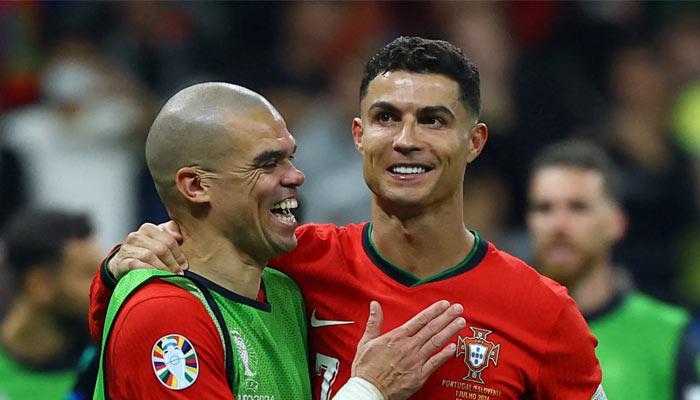 Ronaldo pays tribute to his teammate Pepe as he announces retirement. —Reuters