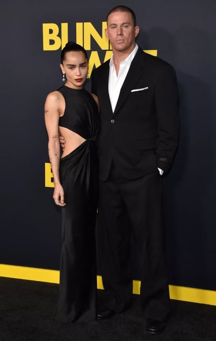 Zoë Kravitz, Channing Tatum serve couple goals at Blink Twice premiere