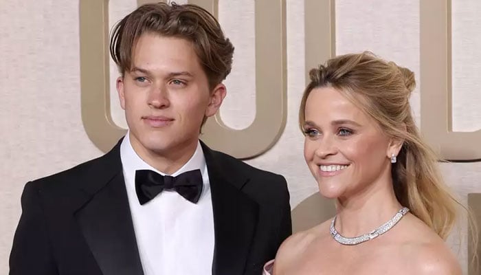 Reese Witherspoon makes Blink Twice premiere a family affair by posing with son