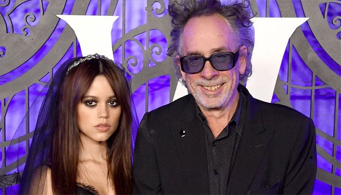 Jenna Ortega gives a spooky tour of Tim Burton’s home.