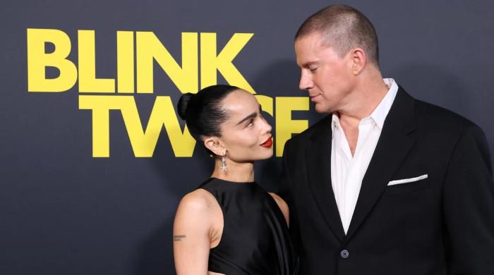 ZoÃ« Kravitz, Channing Tatum serve couple goals at 'Blink Twice' premiere