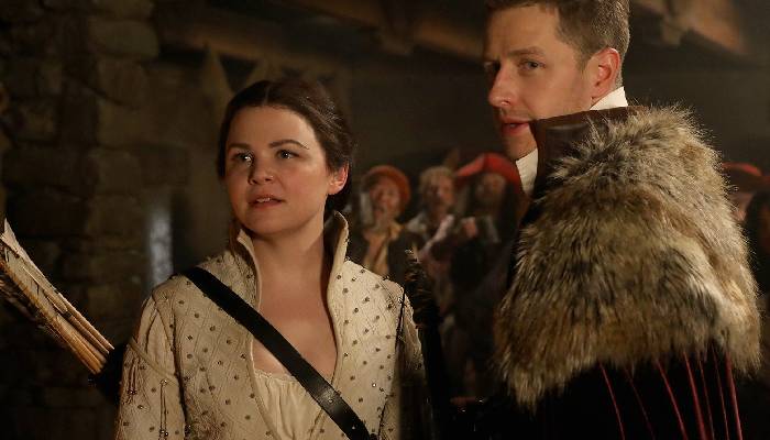 Ginnifer Goodwin memerankan Putri Salju untuk Pangeran Tampan yang kini menjadi suaminya, Josh Dallas