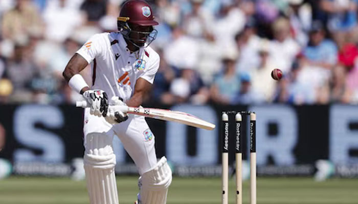 West Indies Alick Athanaze in action. — Reuters/file