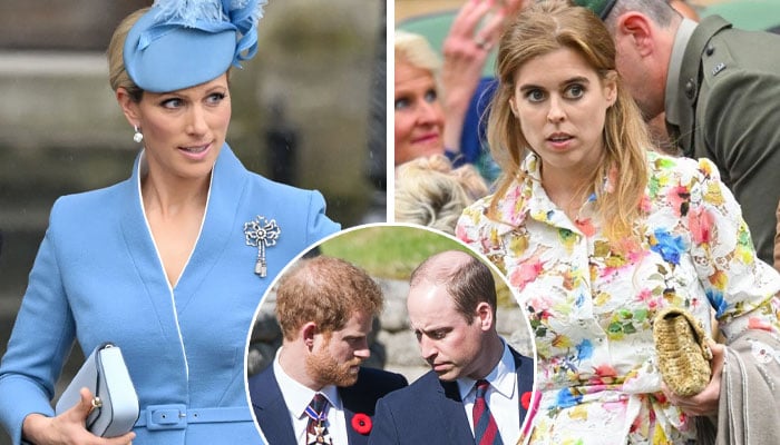 Zara Tindall, Princess Beatrice jump in to protect William, Harry