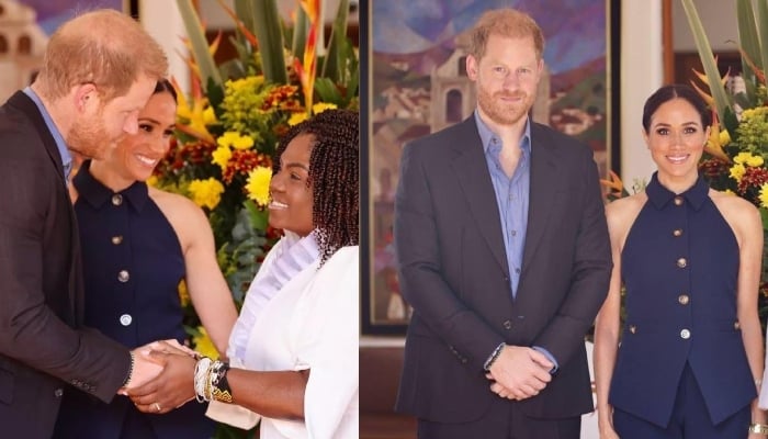 The Duchess of Sussex and Prince Harry received warm welcome by vice president Francia Márquez