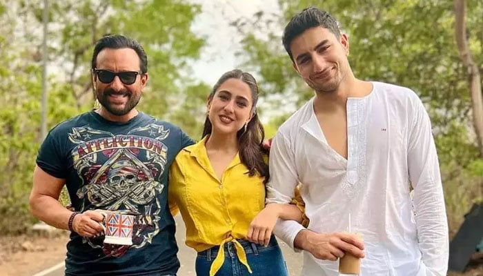 Saif Ali Khan receives heartwarming birthday wishes from Sara, Ibrahim Ali Khan