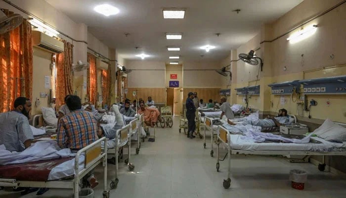 A representational image of patients in a hospital ward. — AFP/File