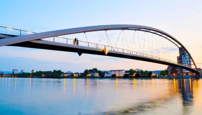 Three Countries Bridge in Basel, Switzerland. — Facebook/Reconnect/File