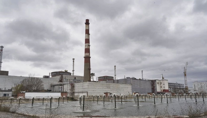 A general view of the Zaporizhzhia nuclear power plant in southern Ukraine on March 29, 2023. — AFP