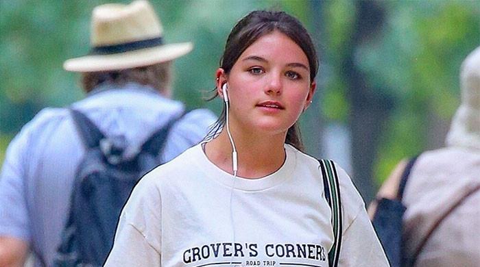 In Suri Cruise’s new dorm room at Carnegie Mellon University