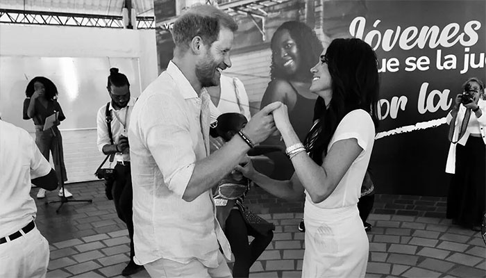 Duchess Meghan steals the show with Prince Harry in Colombia.