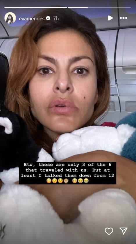 Ryan Goslings wife Eva Mendes shares hilarious take on flying with kids