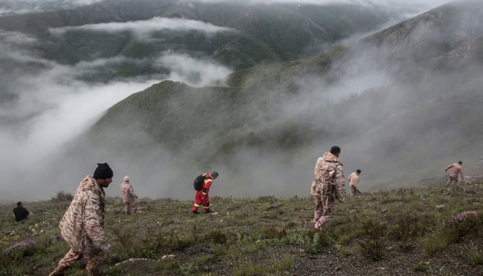 Rescue team works following a crash of a helicopter carrying Irans President Ebrahim Raisi, in Varzaqan, East Azerbaijan Province, Iran, May 20, 2024. — Reuters