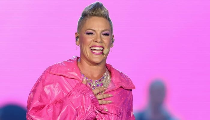 Pink takes the stage for her first major performance