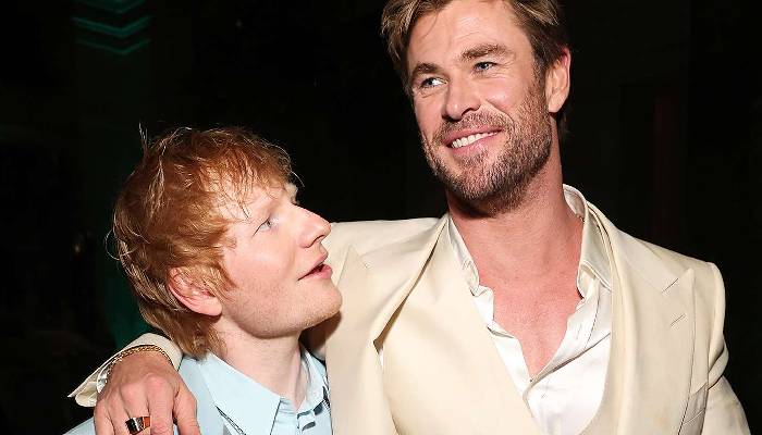 Chris Hemsworth and Ed Sheeran collaborated for a performance of Thinking Out Loud