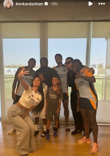 Kim Kardashian drops everything to fulfill son Saints wish