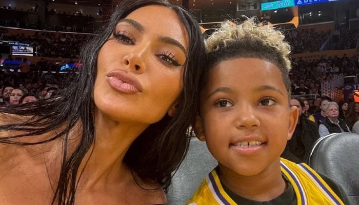 Kim Kardashian lo deja todo para cumplir los deseos de su hijo St.