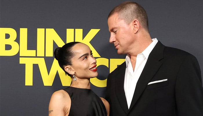 Zoë Kravitz and Channing Tatum got engaged in real life during the filming of Blink Twice