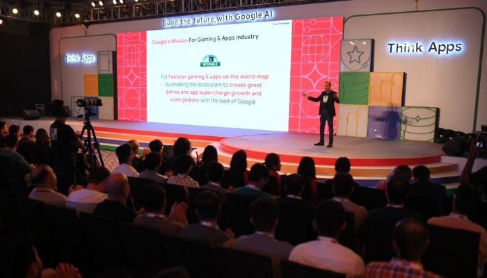 Audience attentively listening to a speaker at the Google Think Apps 2024 event being held in Lahore, Pakistan on August 28, 2024. — Supplied