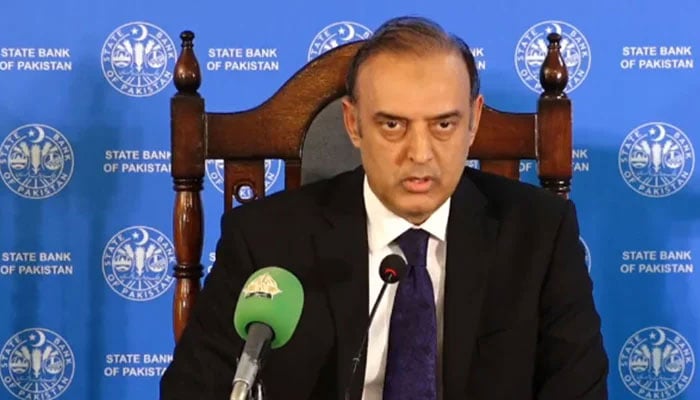 SBP Governor Jameel Ahmad addressing a press conference in Karachi on January 29, 2024, in this still taken from a video. — Facebook/@StateBankofPakistanPakistan seeks to raise $4bn from ME banks by next fiscal year