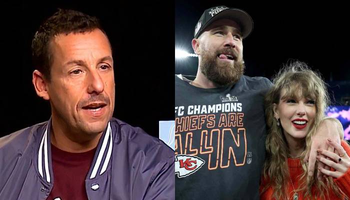 Adam Sandler shares he and his family admire Taylor Swift, Travis Kelces relationship