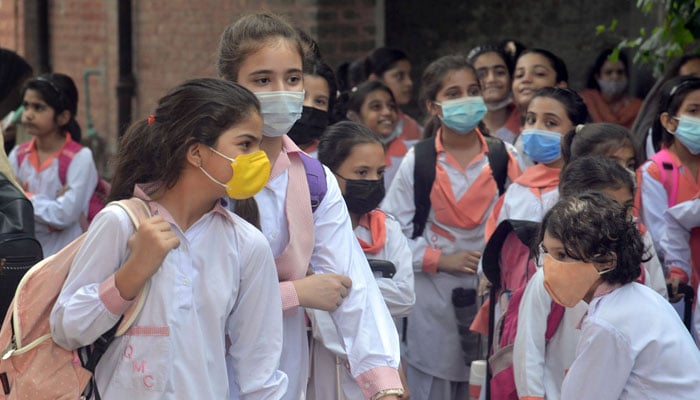 Representational image of students in school uniform. — Geo.tv/File