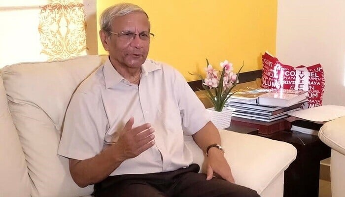 Dr Kaiser Bengali during an interview to AFP. — AFP/File