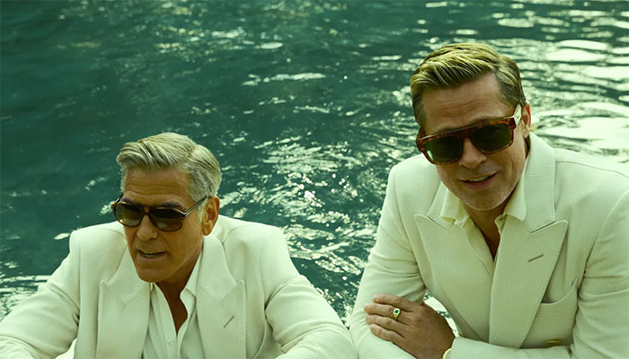 George Clooney and Brad Pitts hilarious roles ahead of Wolfs premiere.