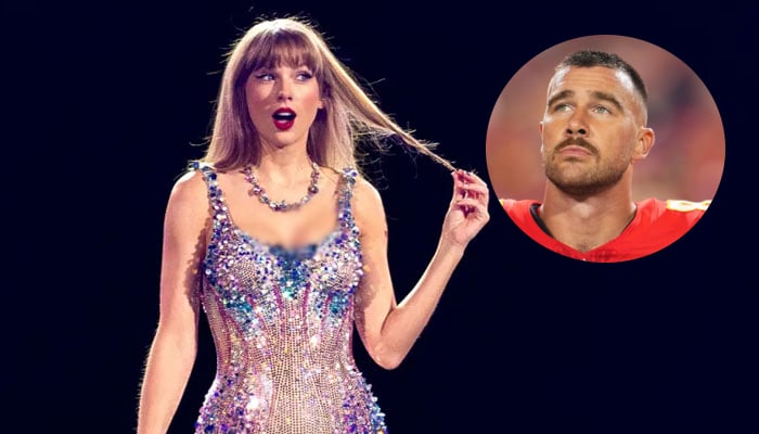 Taylor Swift cheered on Travis Kelce in his game