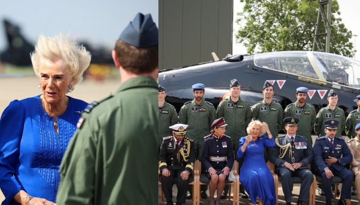 The Queen visited RAF Leeming in her capacity as Honorary Air Commodore