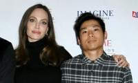 Angelina Jolie's Son Pax Breaks Cover With Purple Cast After Accident